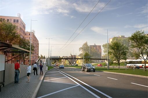 Nová lávka přes Rokycanskou_0525_město Plzeň (4) Nová lávka přes Rokycanskou_0525_město Plzeň (4)