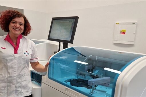 Vedoucí biochemické laboratoře Mgr. Pavla Franková Vedoucí biochemické laboratoře Mgr. Pavla Franková