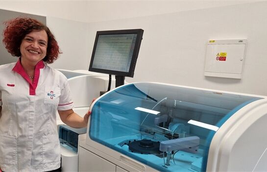 Vedoucí biochemické laboratoře Mgr. Pavla Franková Vedoucí biochemické laboratoře Mgr. Pavla Franková