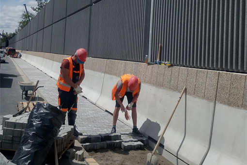 oprava protihlukové stěny_ilustrační ŘSD oprava protihlukové stěny_ilustrační ŘSD