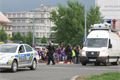 Doprovod fanoušků fotbalového týmu Mariboru na stadion 20.8.2013.